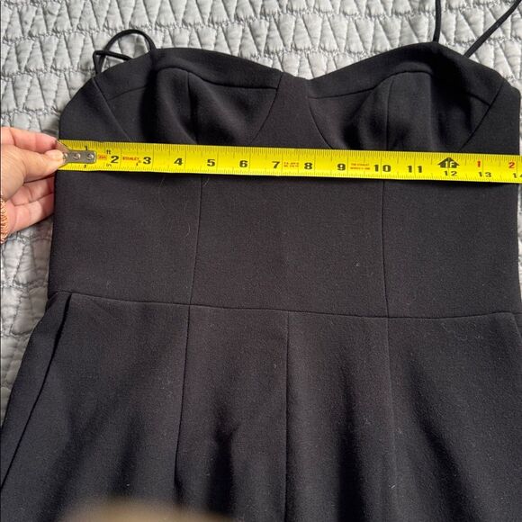 Haute Hippie Black BustierJumpsuit w/Pockets. Size 2 - Picture 11 of 13